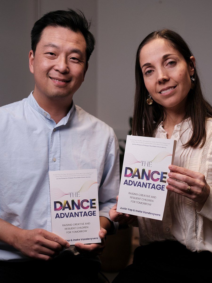 Justin Yep en Ineke Vandevyvere, auteurs van The Dance Advantage
