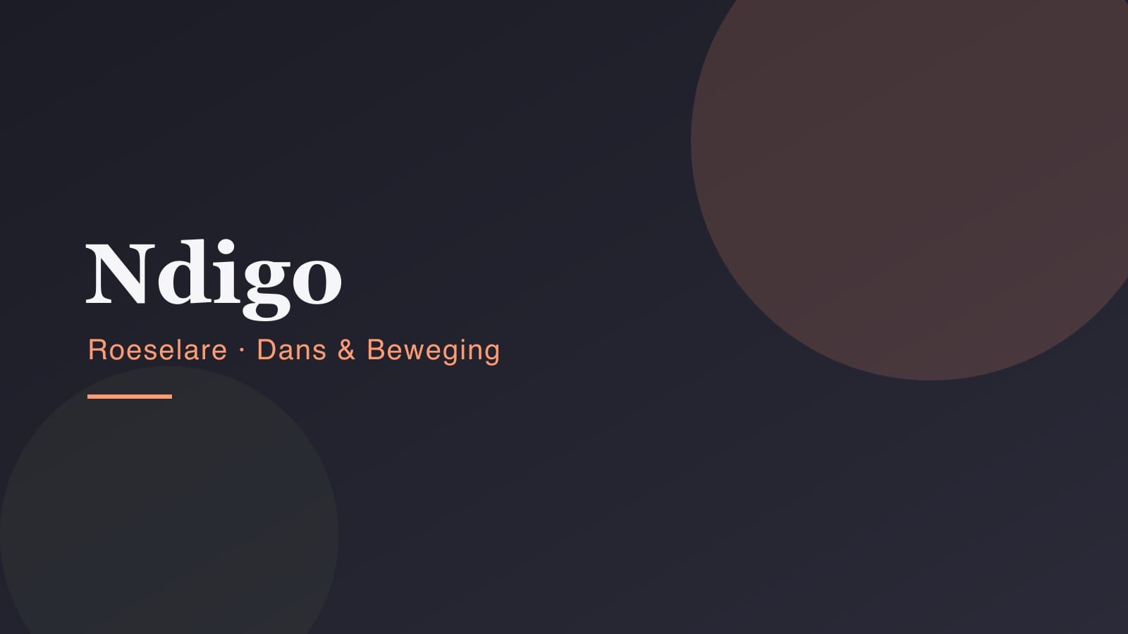 De nieuwe Ndigo website op een mobiel scherm